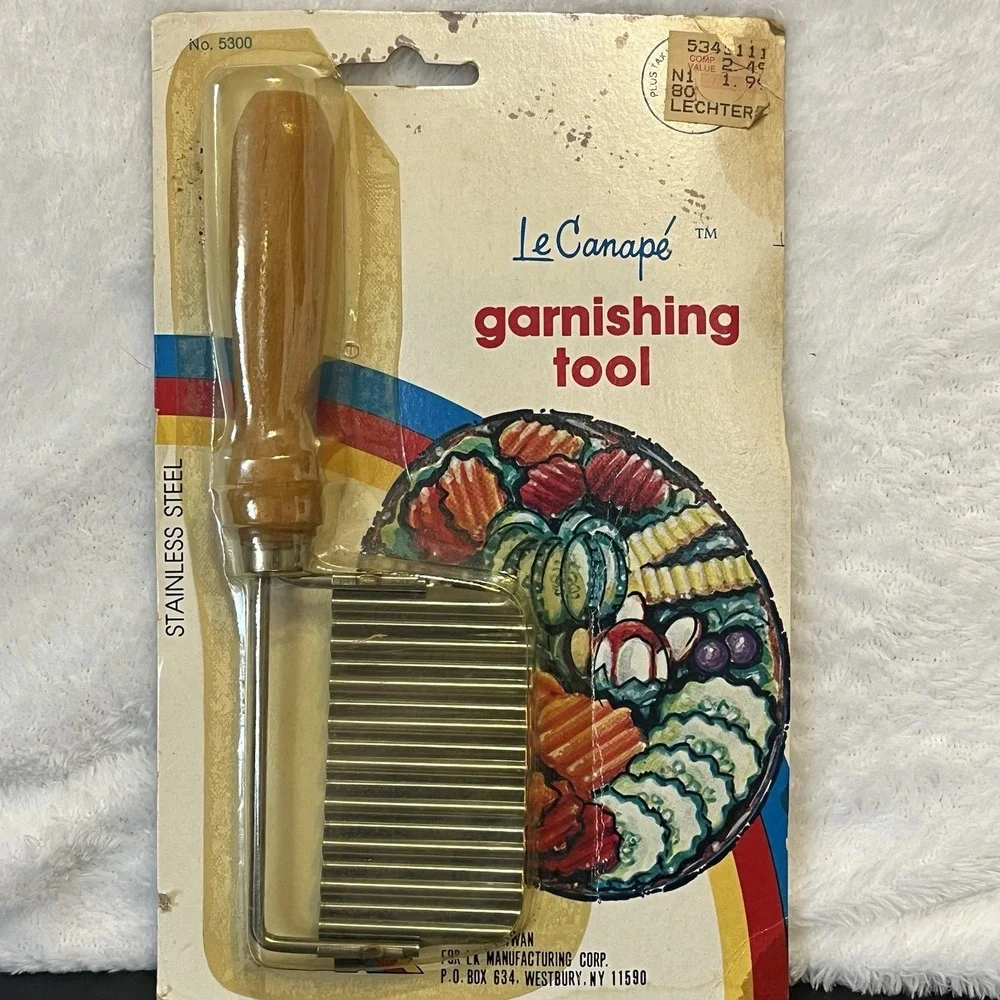 Le Canapé Garnishing Tool French Fries Potato Chips Fruit Veggies Catering NOS